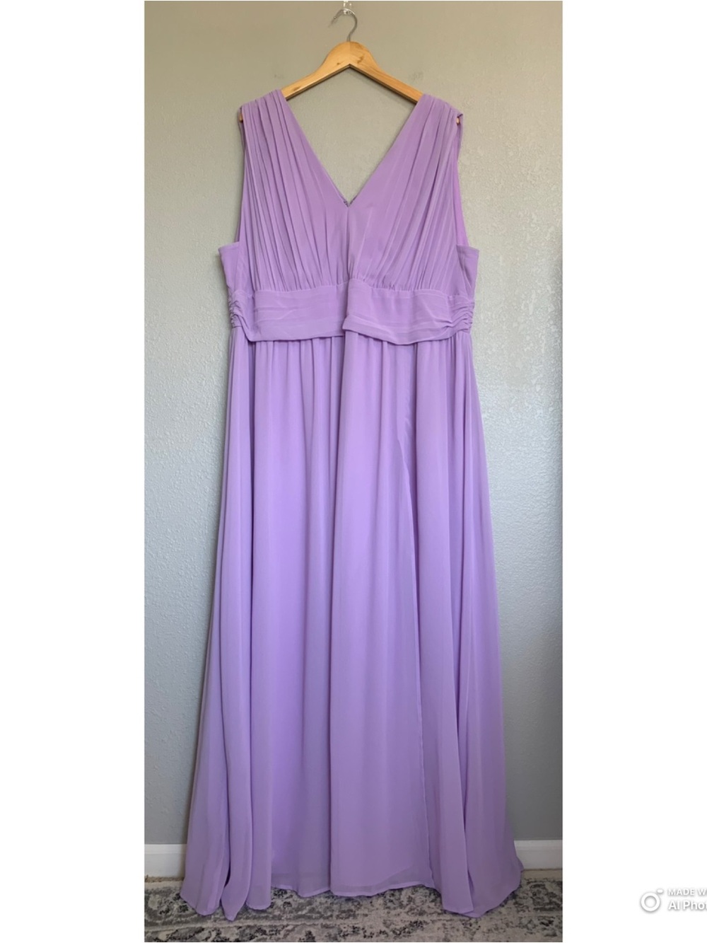 Lulus 3X Heavenly Hues Lavender Maxi Dress NWT Formal Party Wedding Bridesmaid - Picture 3 of 17